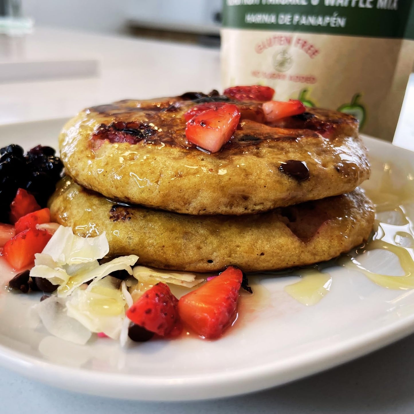 Amasar | Breadfruit Pancake And Waffle Mix |Gluten-Free Non-Gmo High-Fiber No Sugar Added | Best For Pancakes Crispy Waffles | Healthy No Preservatives Breakfast Meal | Plant Based (8.50 Ounce (Pack Of 1))