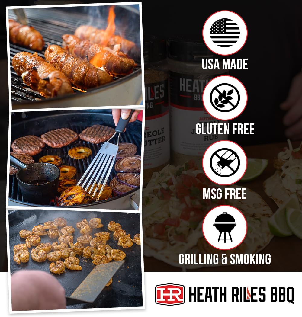 Heath Riles BBQ Beef Rub Seasoning, Shaker Spice Mix, 11 oz.