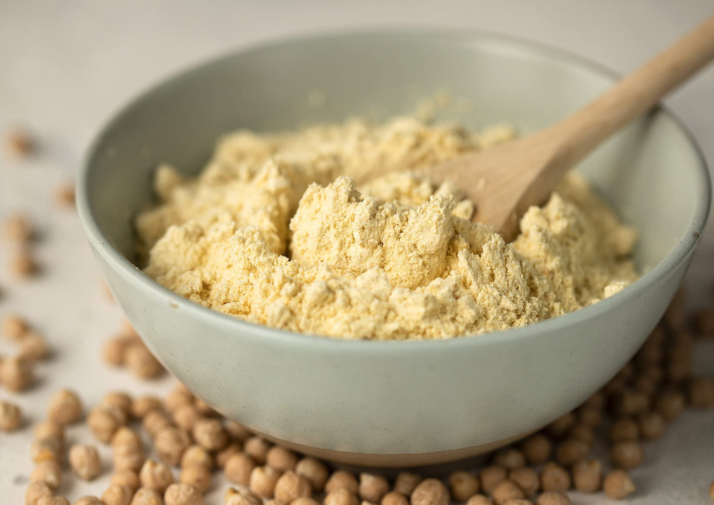 Food To Live Gluten Free Organic Chickpea Flour, 16 Pounds Non-Gmo, Finely Milled Dried Garbanzo Beans, Vegan, Kosher, Bulk. Hig