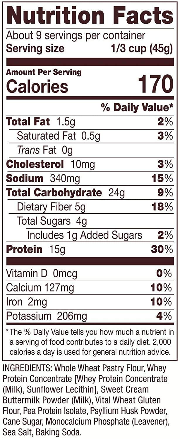 Bob'S Red Mill Mill Protein Pancake And Waffle Mix, 14-Ounce (Pack Of 3)