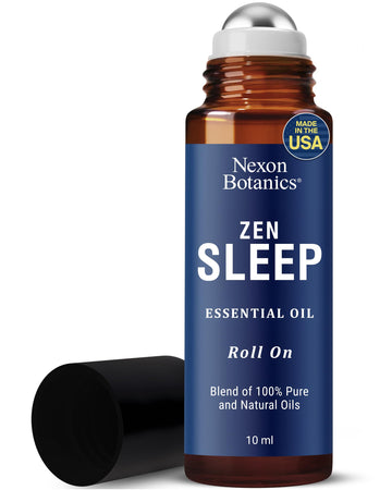 Zen Sleep Essential Oil Roll On 10Ml - Roll On Sleep Essential Oil - Roll On Essential Oils Sleep - Serenity, Deep Sleep Essenti