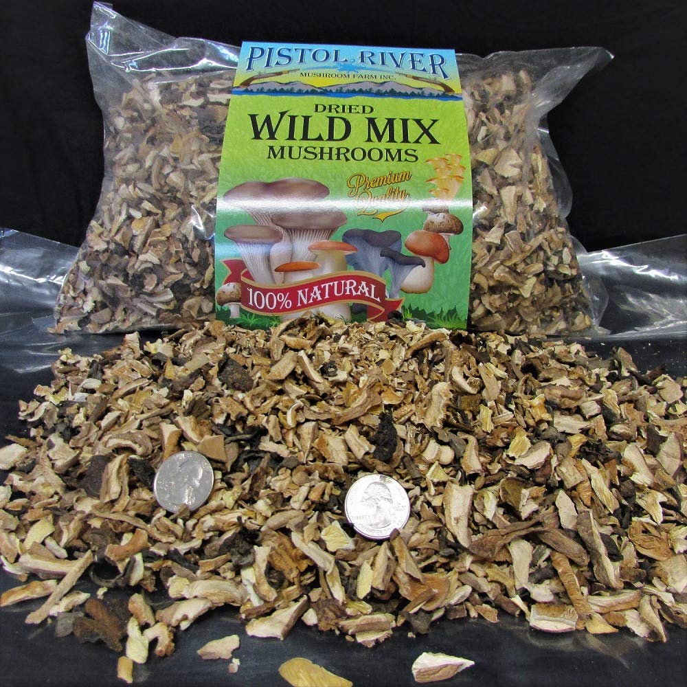 Mixed Wild Mushroom Pieces Dried