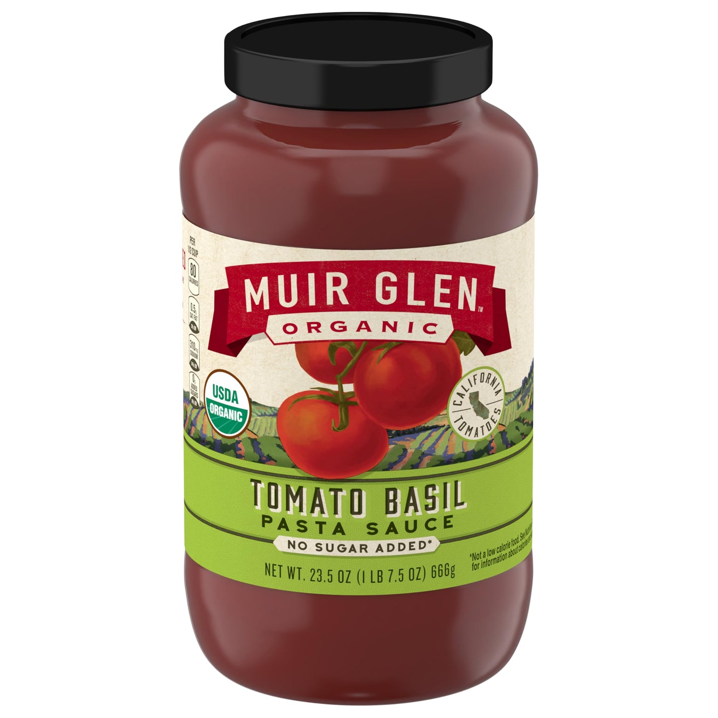 Muir Glen, Tomato Basil Pasta Sauce, 23.5 Ounce