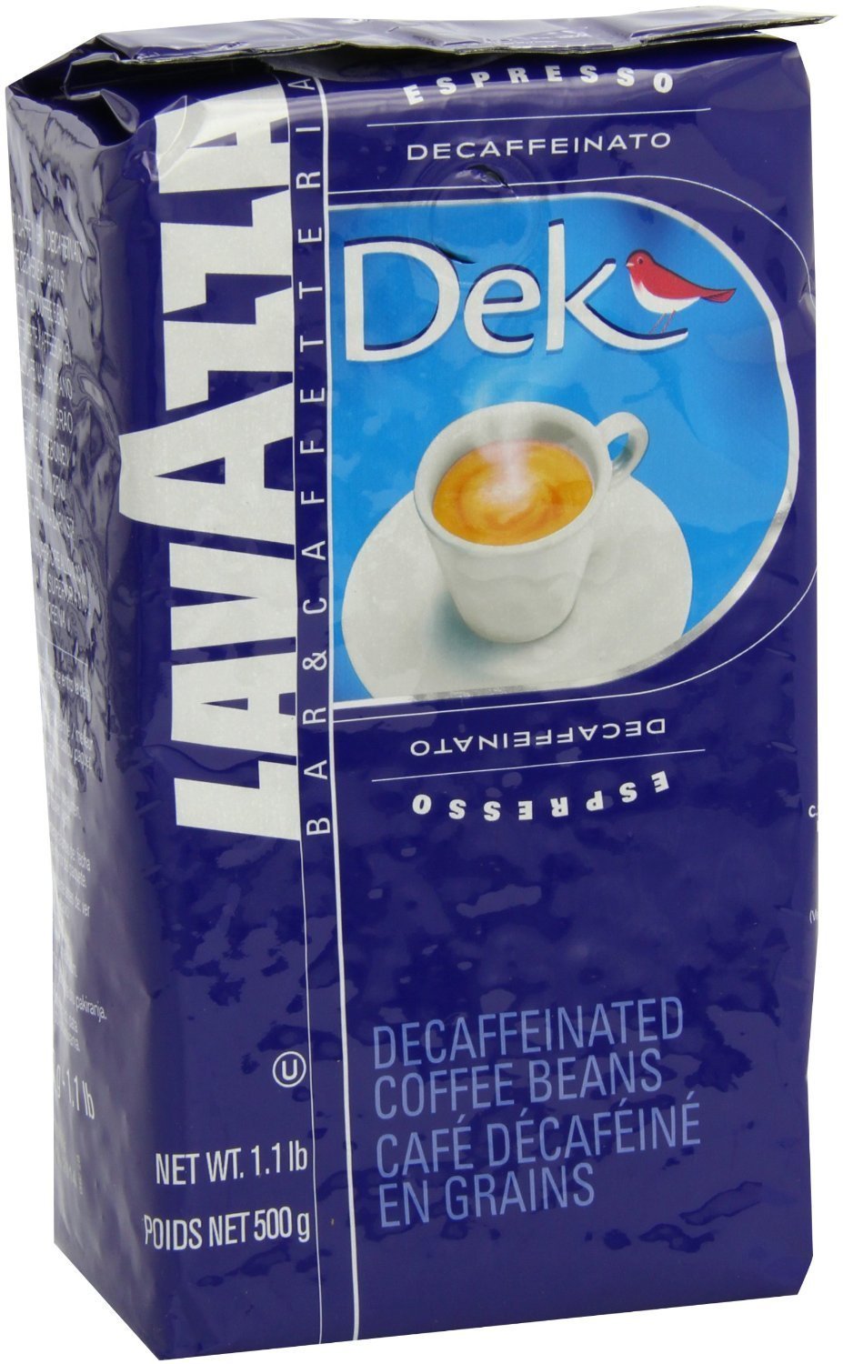 Lavazza Decaf Espresso Bean 1.1 lb - Pack of 2