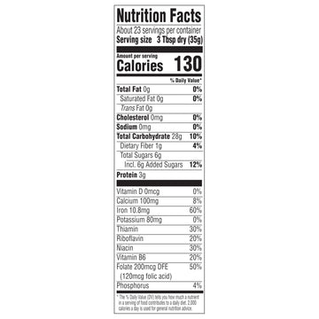 Malt-O-Meal Chocolate Hot Wheat Cereal, Instant Porridge, 28 OZ, Brown, with Folic Acid and Iron, Quick Breakfast