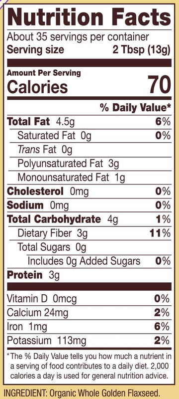 Bob'S Red Mill Golden Flaxseed Meal, 16.0 Ounce (Pack Of 2)