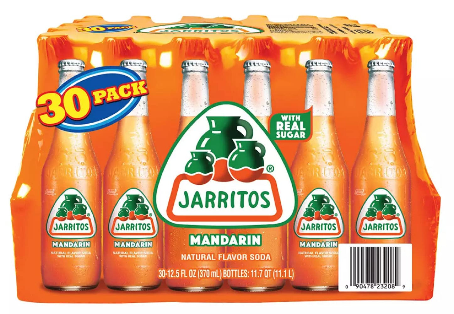 Jarritos Mandarin Natural Flavor Soda 30 Ct.