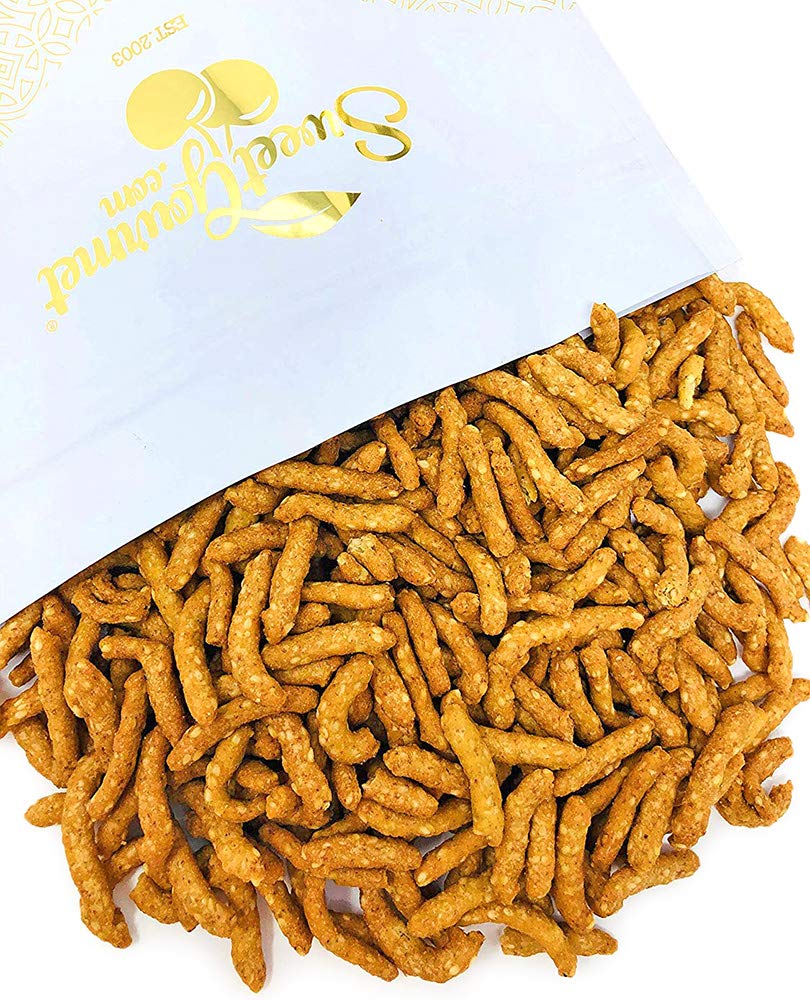 Sweetgourmet Narrow Salted Sesame Sticks | 2 Pounds