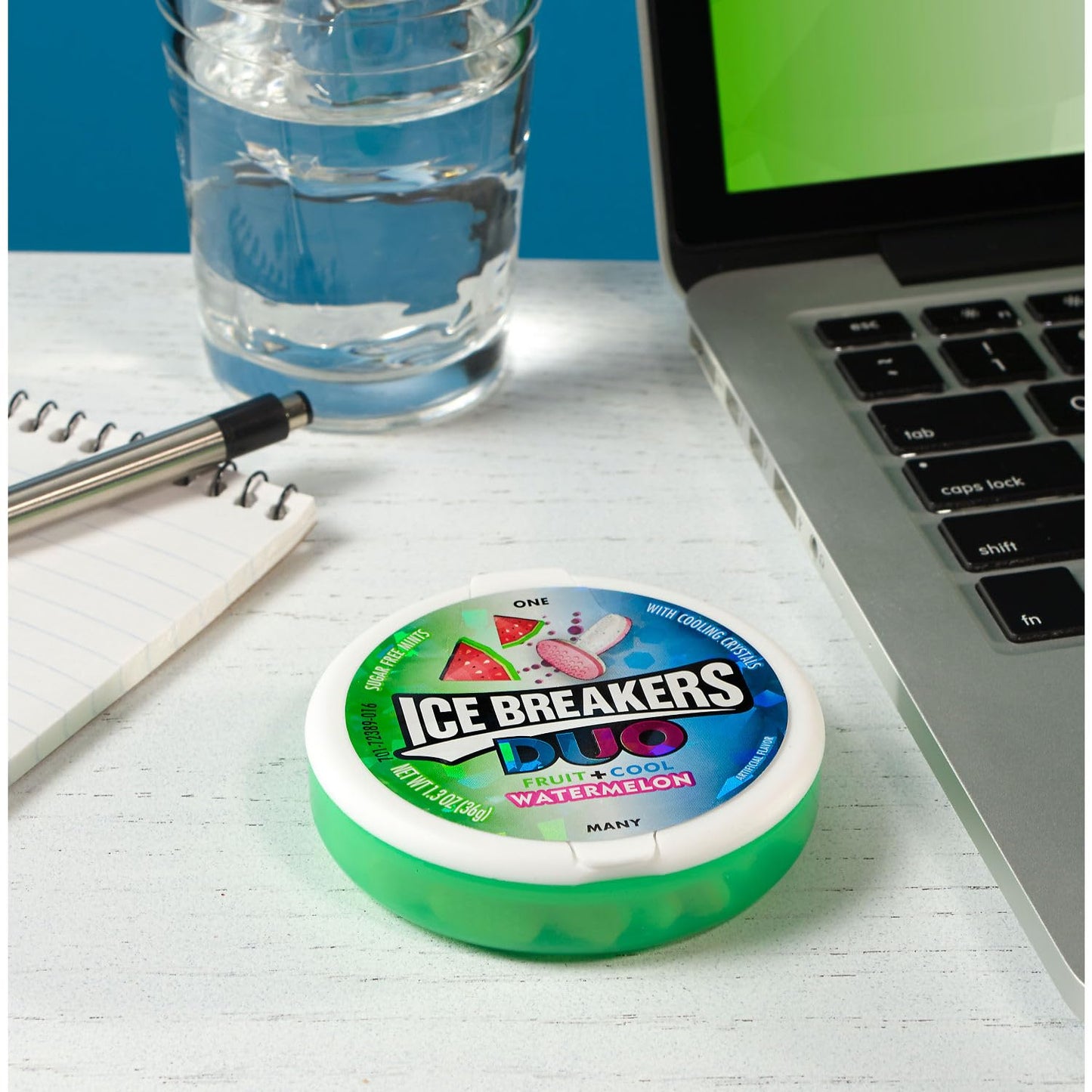 IceBreakers Duo Fruit + Cool Mints, Watermelon, 8 X 42 g