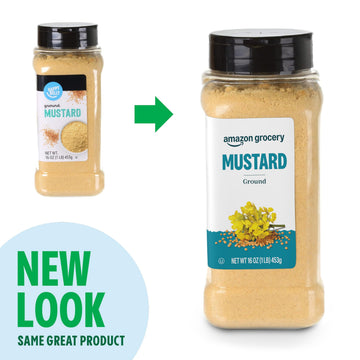 large online retailer Grocery Ground Mustard, 16 Oz, Pack of 1, Previously Happy Belly, Packaging May Vary