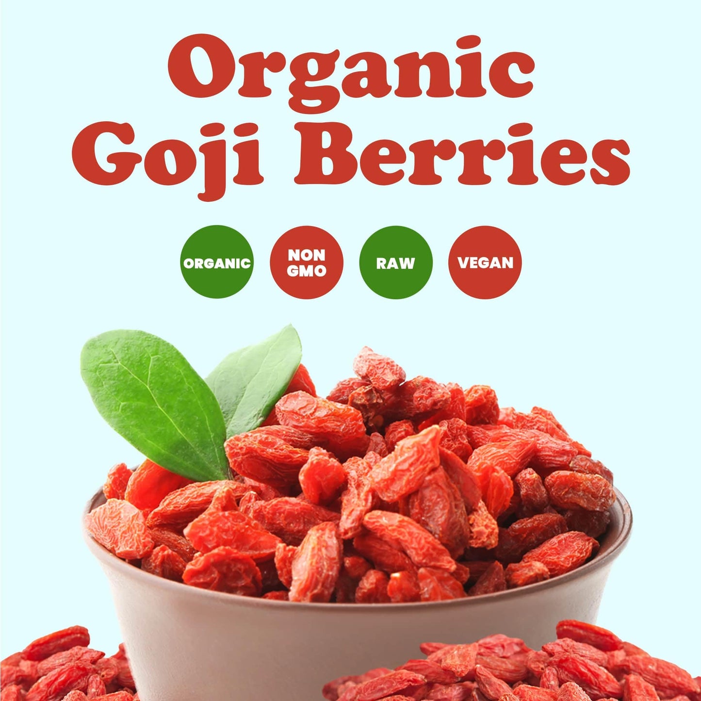 Food To Live Organic Goji Berries, 4 Pounds - Sun Dried, Large And Juicy, Non-Gmo, Raw, Vegan, Sirtfood, Bulk