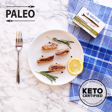 Safe Catch Wild Sardines in Extra Virgin Olive Oil Wild-Caught Skinless Boneless Sardine Fillets Lowest Mercury Limit, Keto Food
