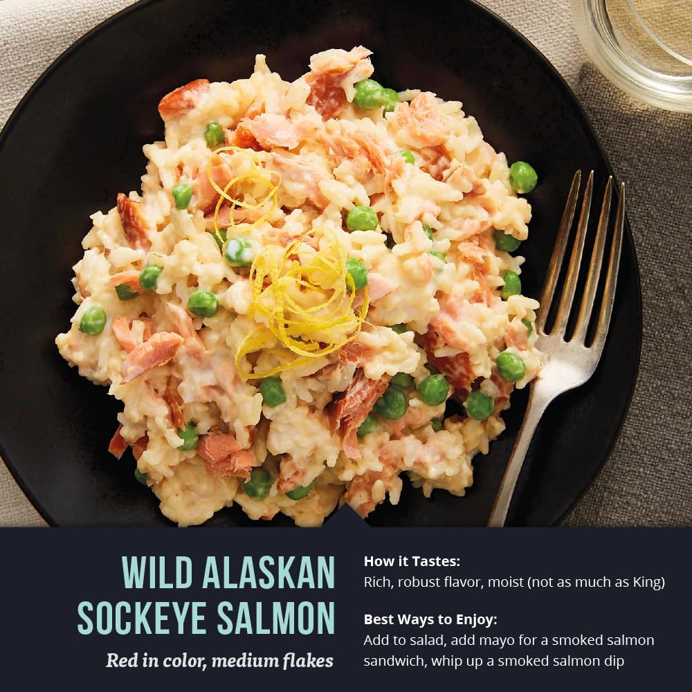 Seabear - Ready-To-Eat Wild Alaskan Sockeye - 3.5 Oz - 6 Pack
