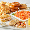 Seabear Rich Flavor Salmon Brunch Box - 1 Lb European Lox Croissants Bagels & Salmon Schmear - Gourmet Breakfast & Brunch Gift Set