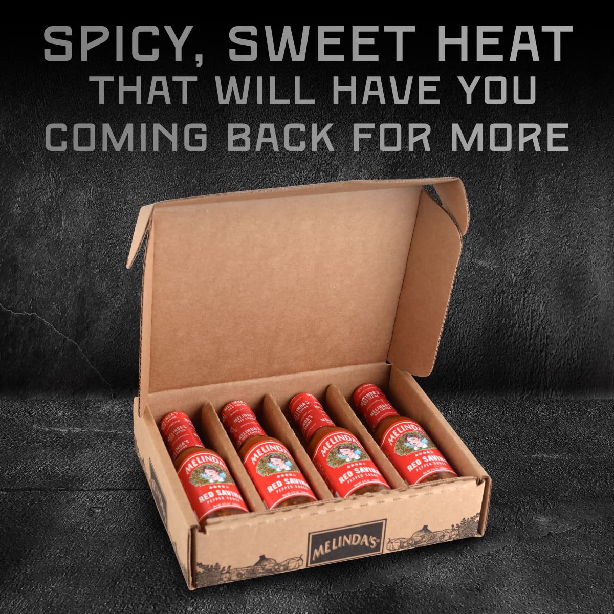 Melindas Red Savina Pepper Hot Sauce - Extra Spicy Habanero - 5oz, 4 Pack - Made with Fresh Ingredients