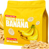 Freeze Dried Bananas 6oz - Crispy Banana Chips, Lightly Sweetened Fruit Snack - Resealable Bag for Smoothies, Yogurt, Cereal & B