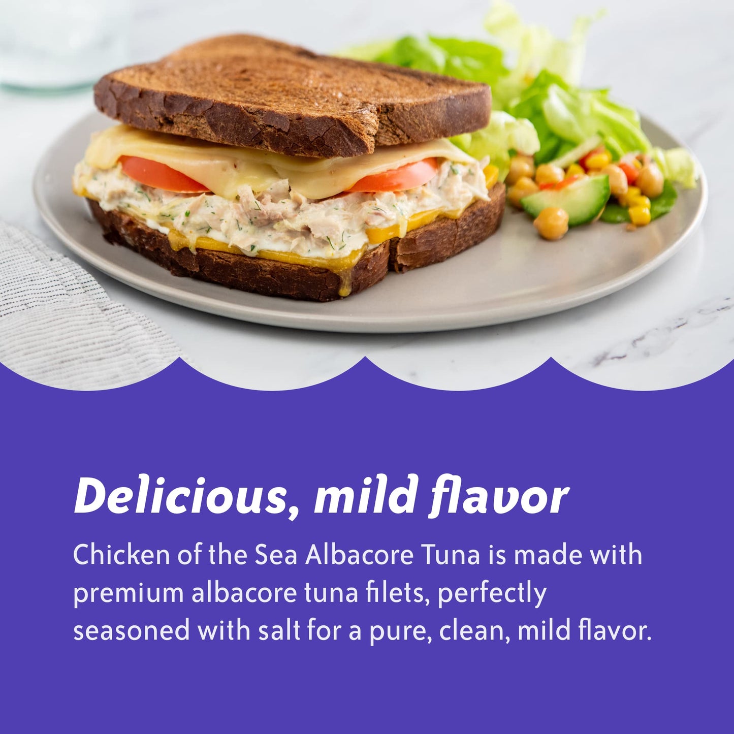 Chicken Of The Sea Solid White Albacore Tuna In Water, Low Sodium, Wild Caught Tuna, Foodservice Size, 66.5 Oz. Can (Pack Of 6)
