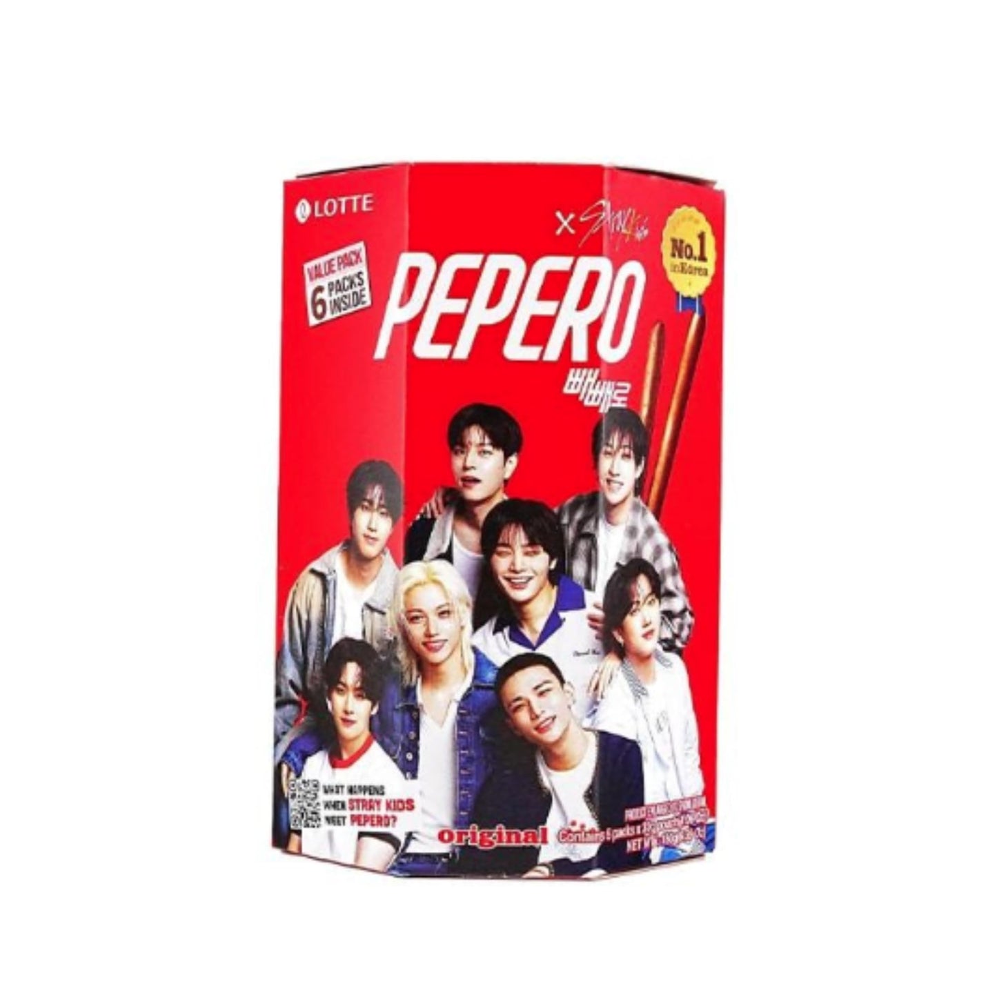 Pepero x K-Pop Star Stick Chocolate Variety Snack Gift Box (Original)