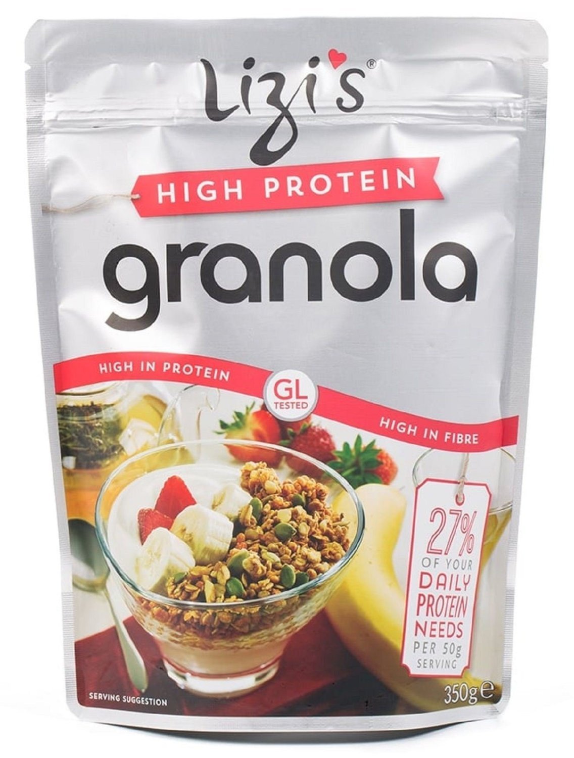 Lizis High Protein Granola 350g (Pack of 2)