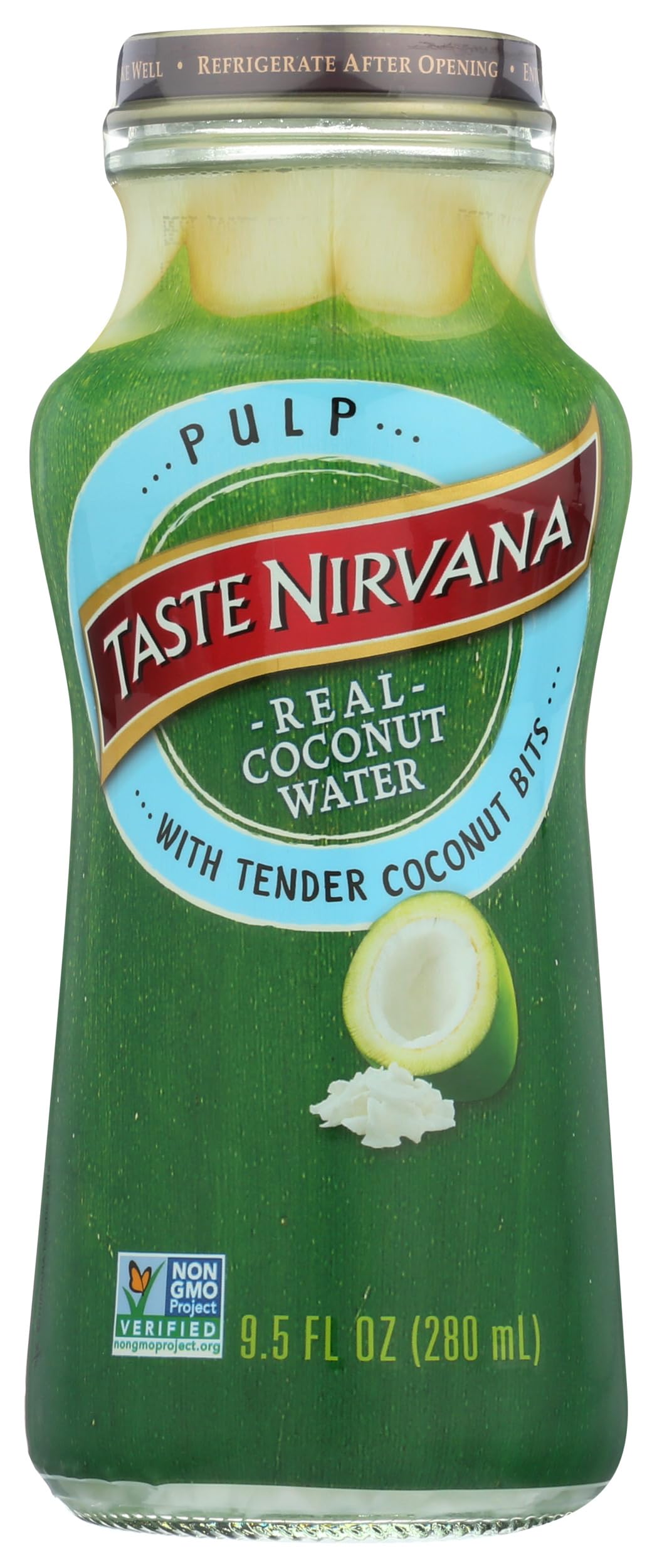 Taste Nirvana, Coconut Water With Pulp, 9.5 Fl Oz