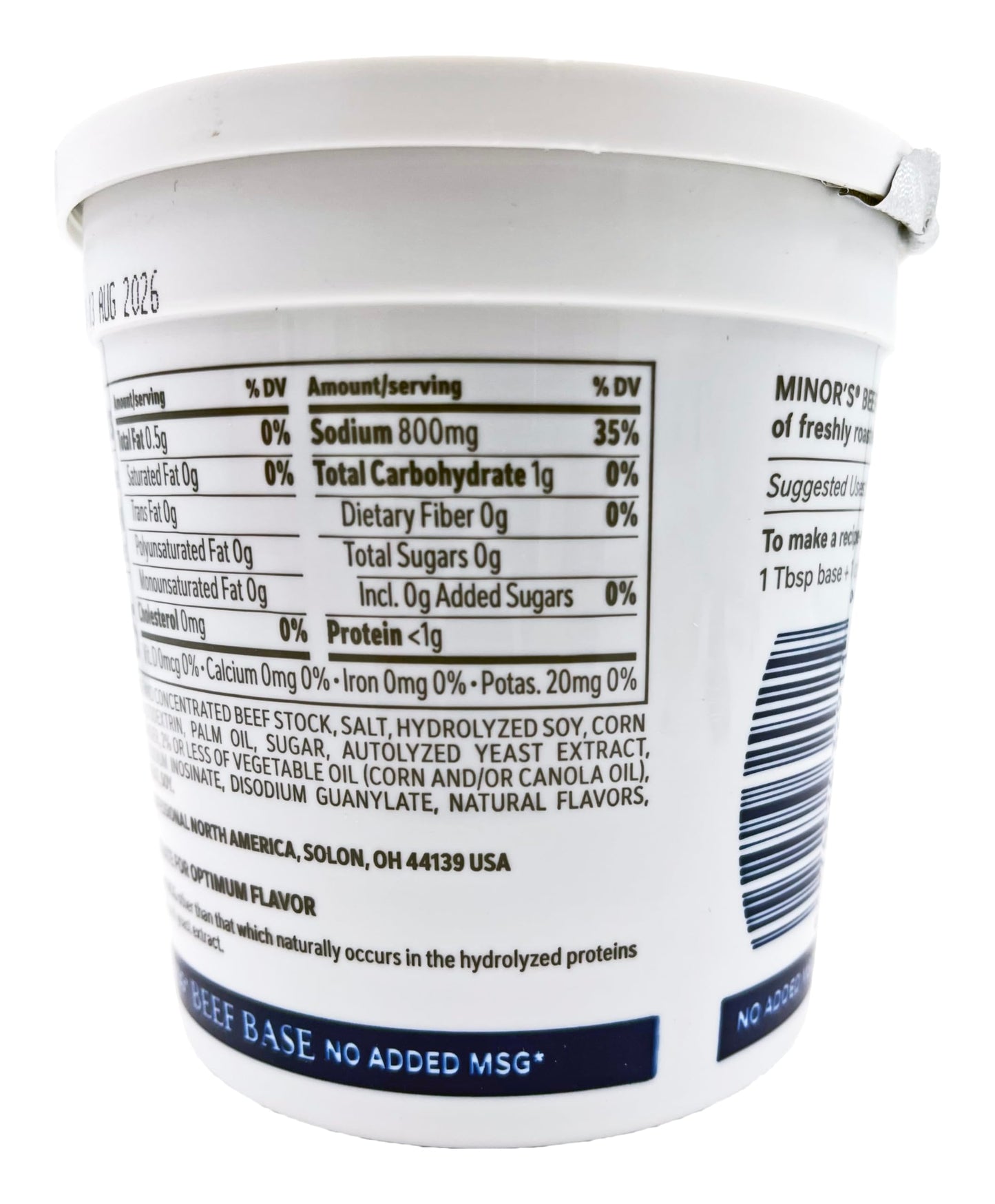 Minors Original Formula Beef Base 16 Ounce