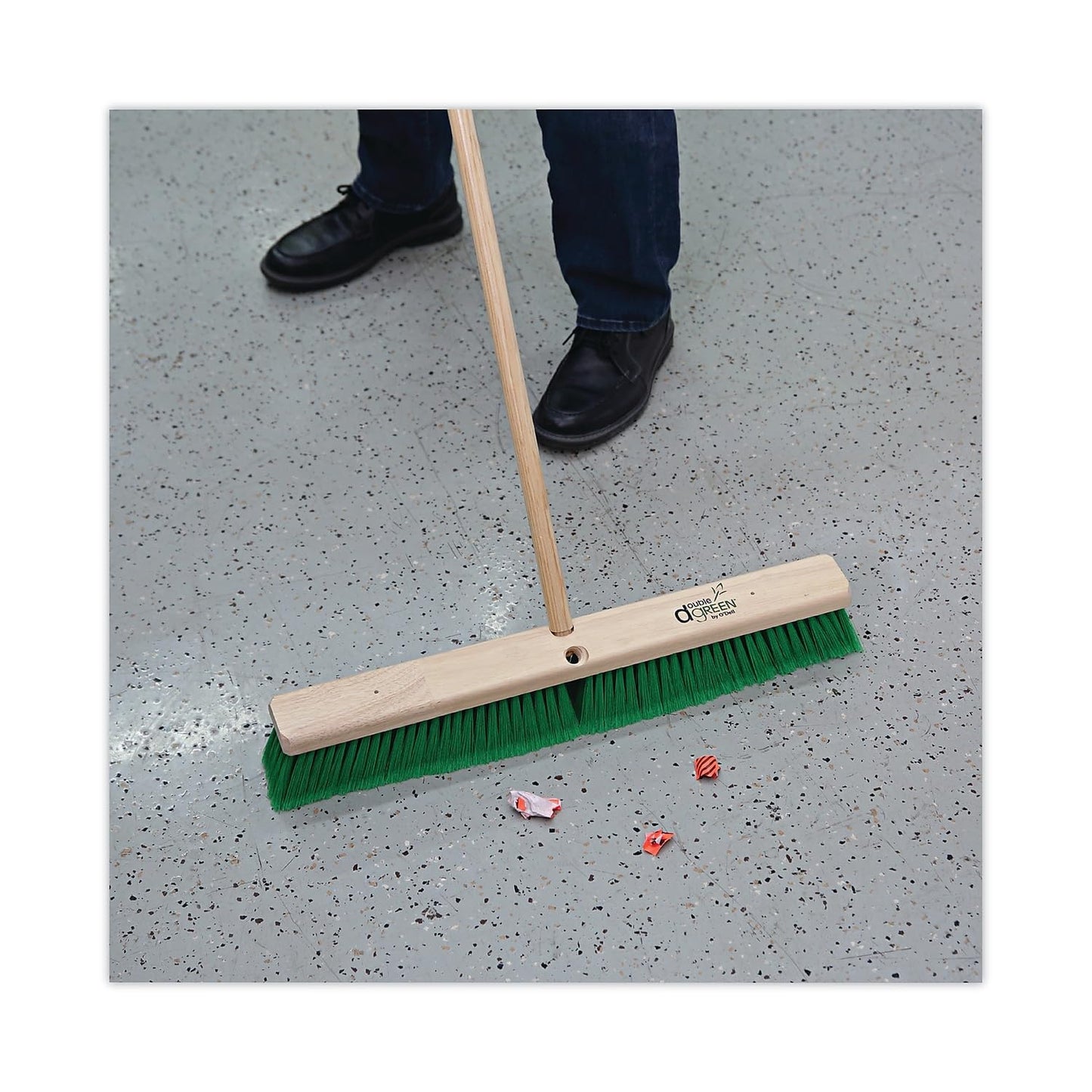 Threaded End Broom Handle, 15/16'' X 60'', Natural Wood
