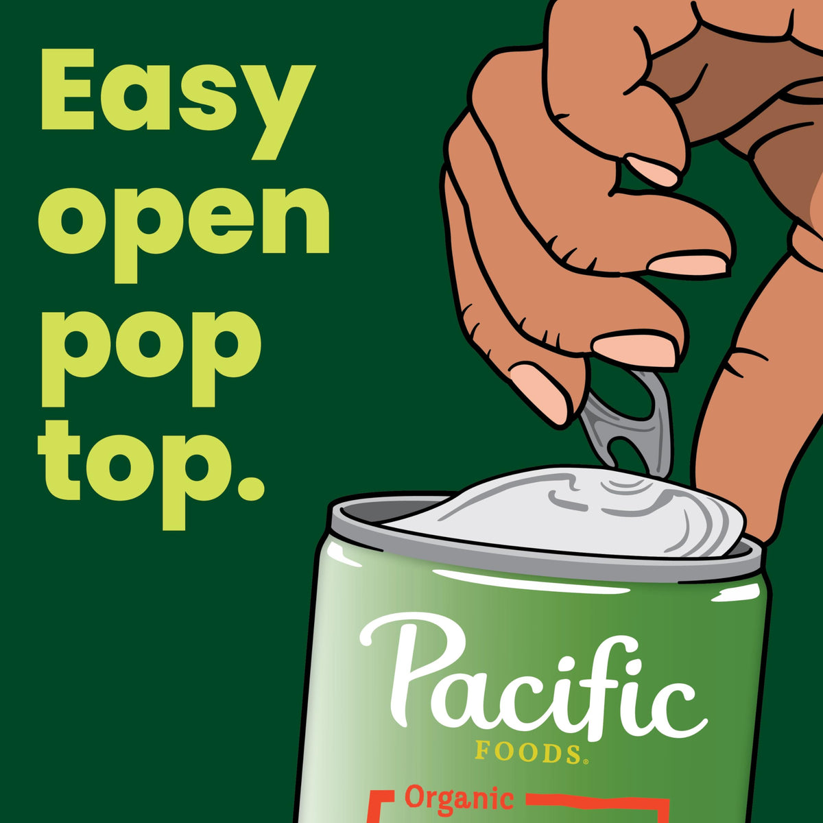 Pacific Foods Organic White Bean Verde Chili, Plant Based, 16.5 Oz Can (Pack Of 12)