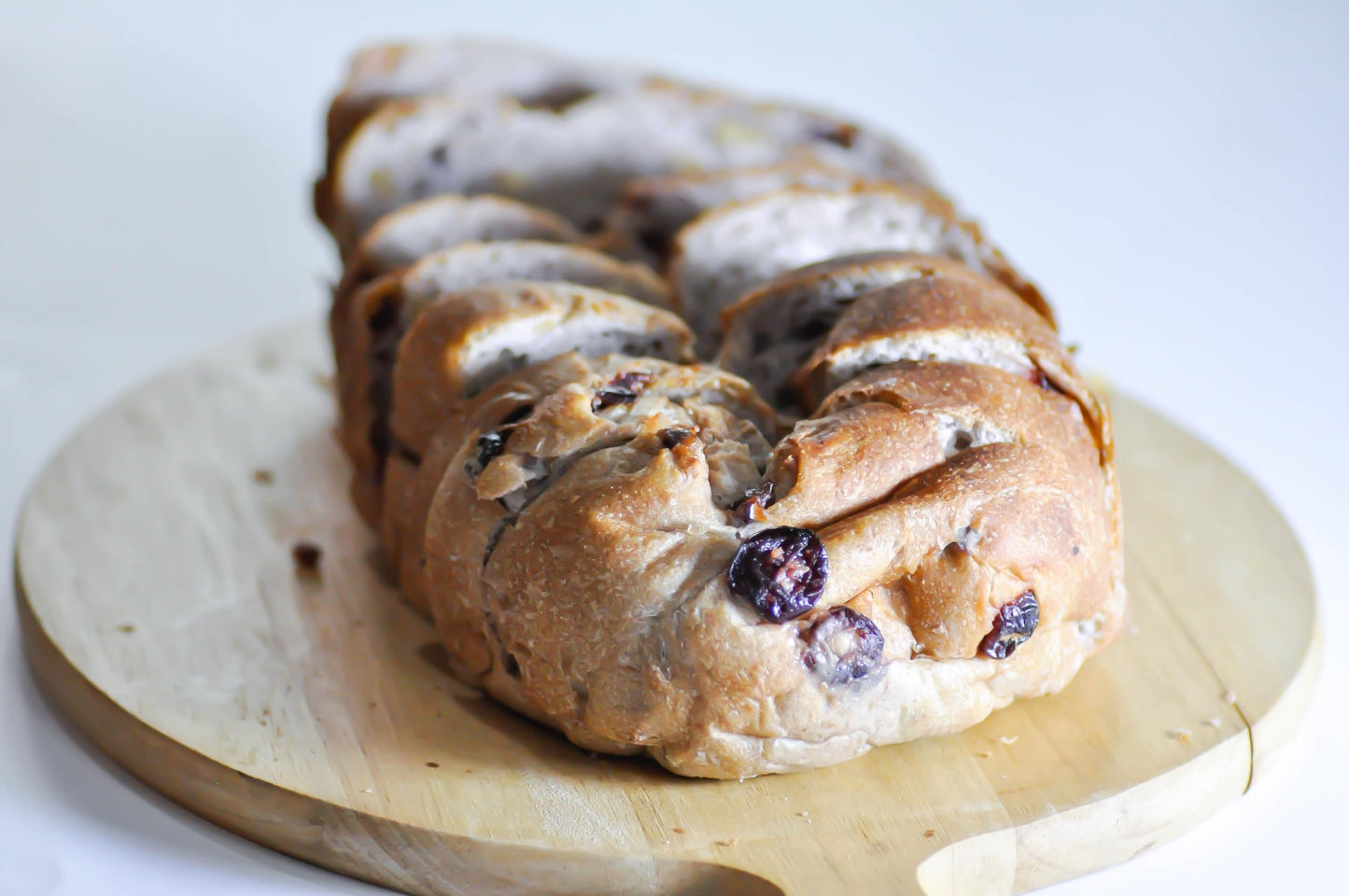 Fresh Backed European Cranberry Raisin Walnut Bread By RawJoy