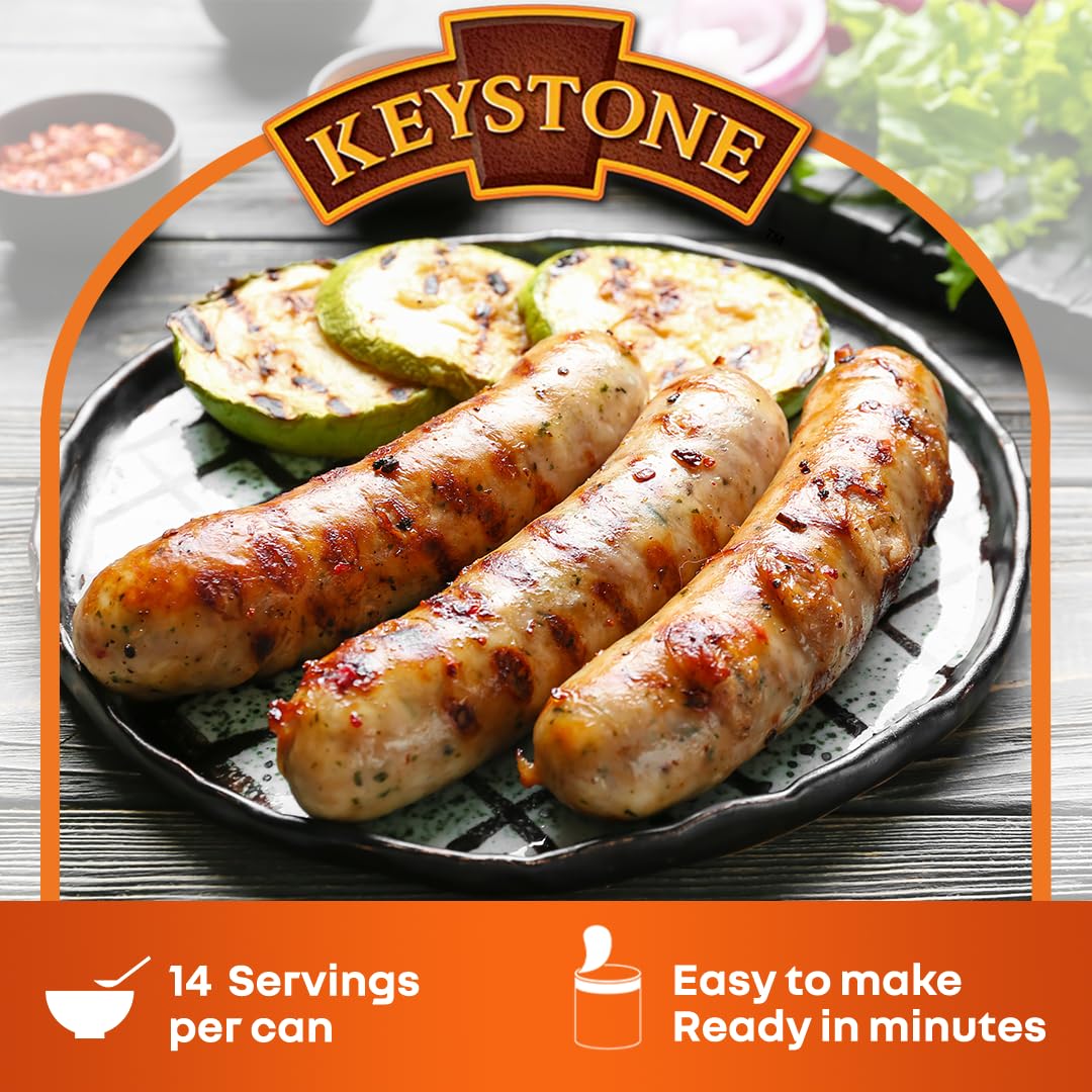 Keystone Meats All Natural Heat And Serve Canned Pork 28 Oz Fully Cooked Shelf Stable Canned Meat Emergency Survival Meals Canne