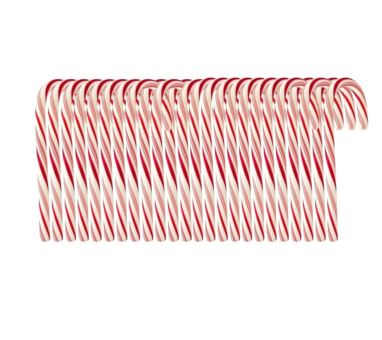 Candy Canes Individually Wrapped Red & White Layeres Christmas Holiday Candy Bulk | (120 Ct)