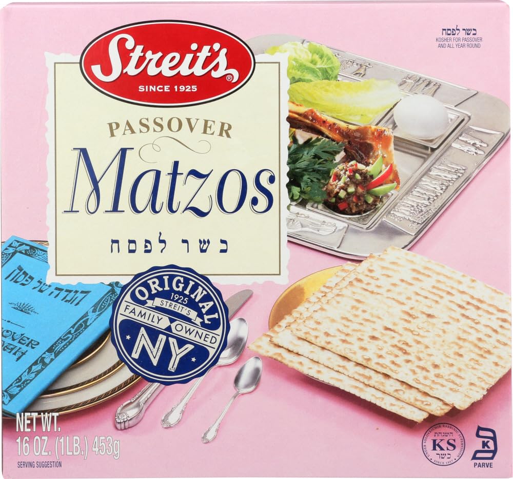 Streits Passover Matzos Kosher For Passover 16 oz. Pack of 6.6