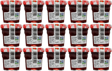 Bonne Maman Strawberry Preserves, 1 Ounce Jars, Pack of 15