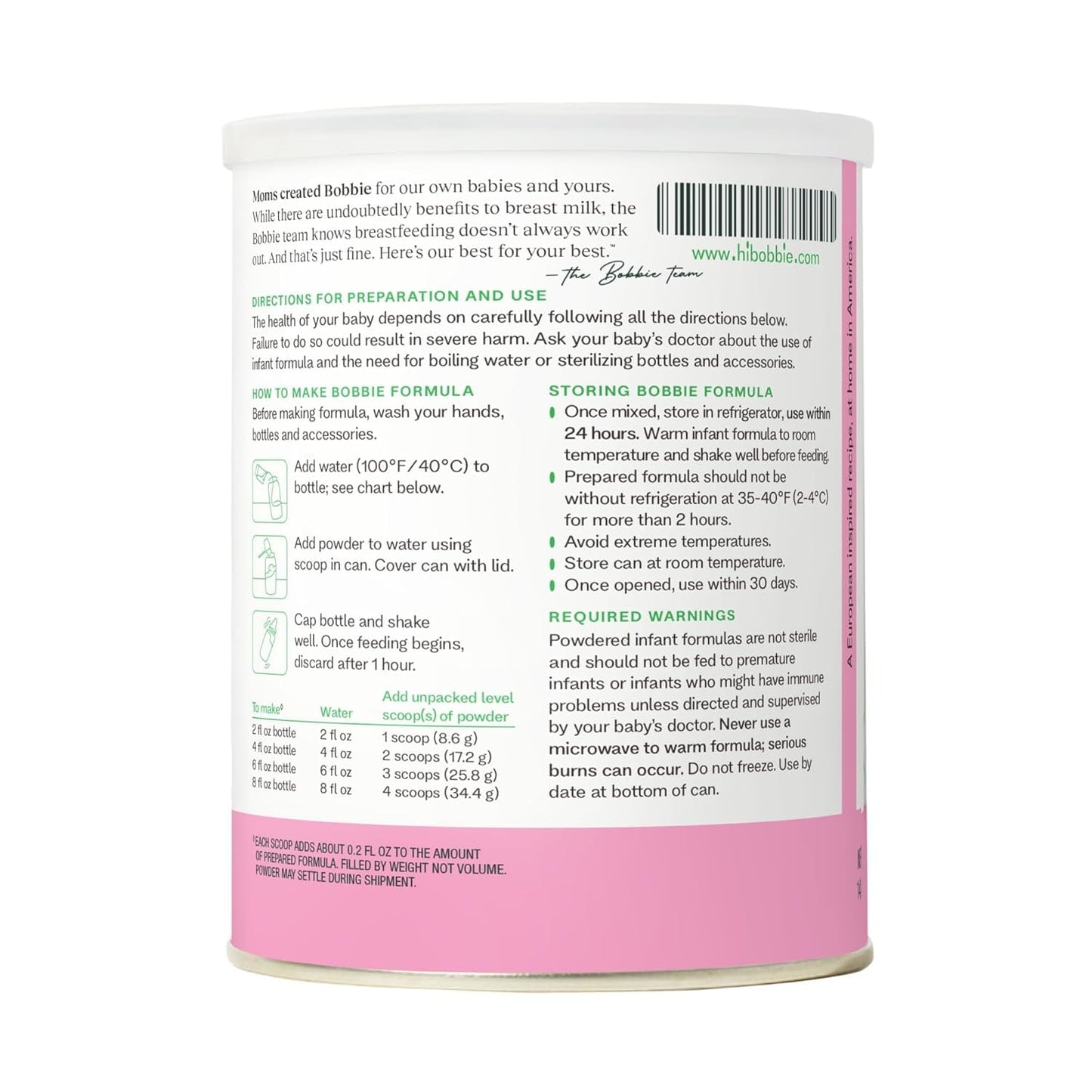 Bobbie Fussy Feeding Kit, Organic Gentle Baby Formula Milk Based Powder with Iron, DHA, Vitamin D & 100% Lactose (14.1 oz) Baby