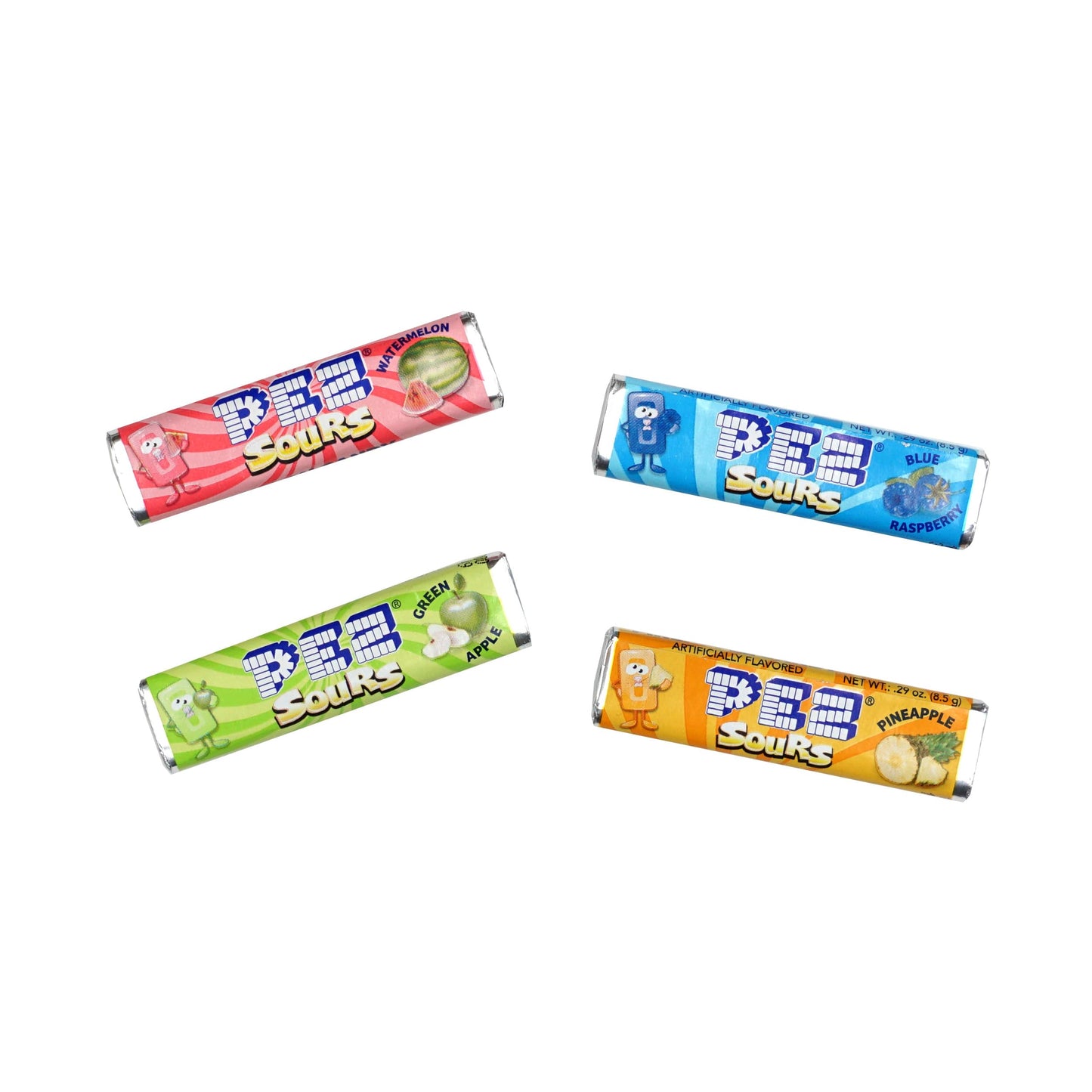 Candy Refills, Sour Assorted Flavor, 4 Pound Bulk Bag (Approx. 160 Pieces), Candy Wrapped