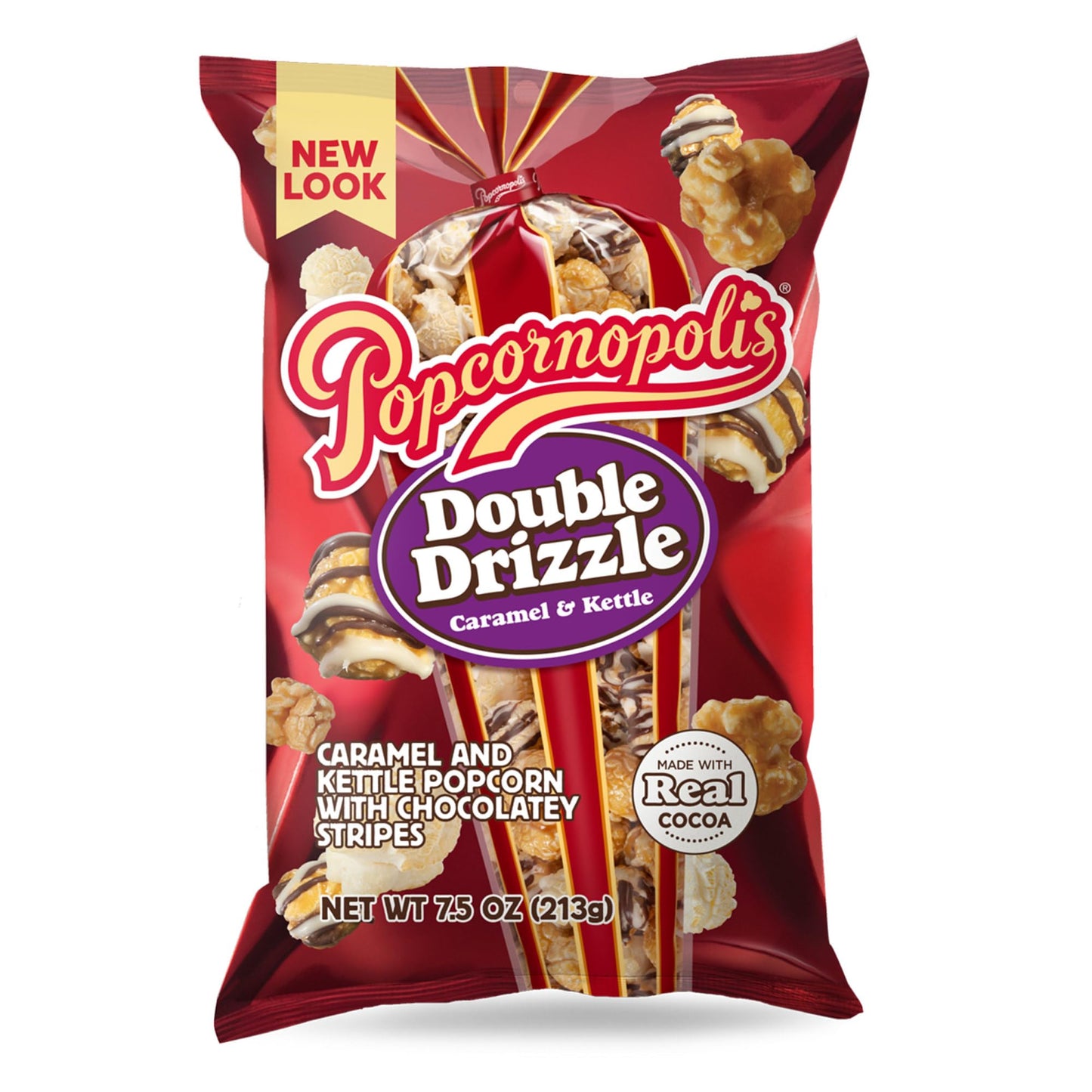 Popcornopolis Double Drizzle 7.5 Ounce
