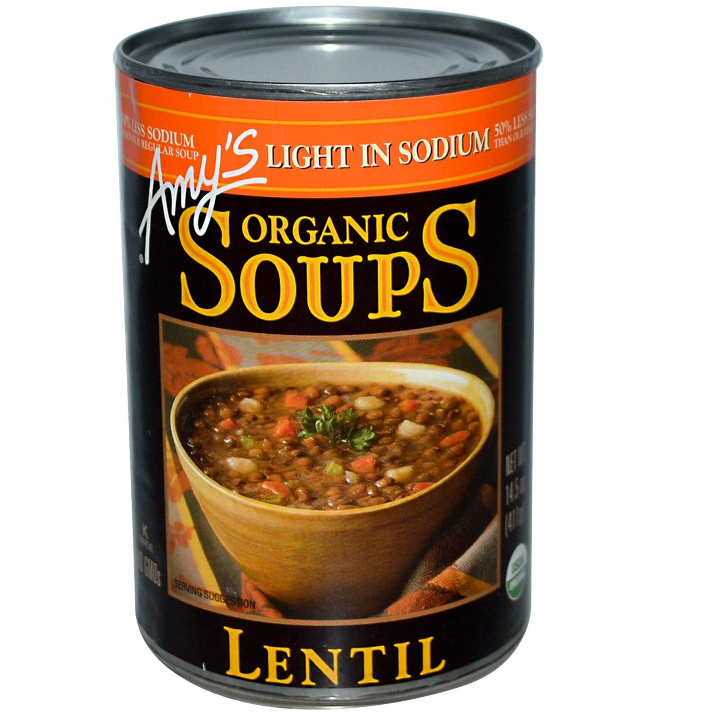 Amys Light in Sodium Organic Soups Lentil 14.5 oz