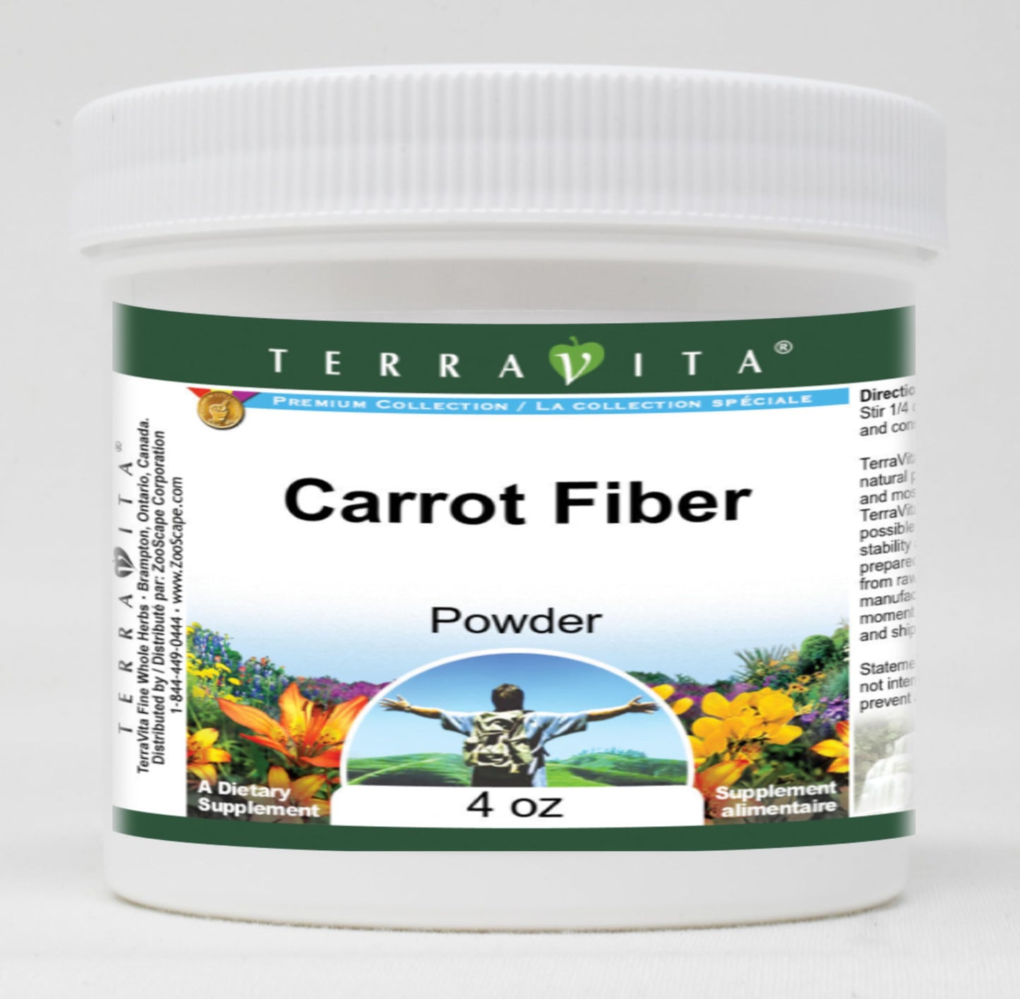 Carrot Fiber Powder (4 oz, ZIN: 519523) - 3 Pack