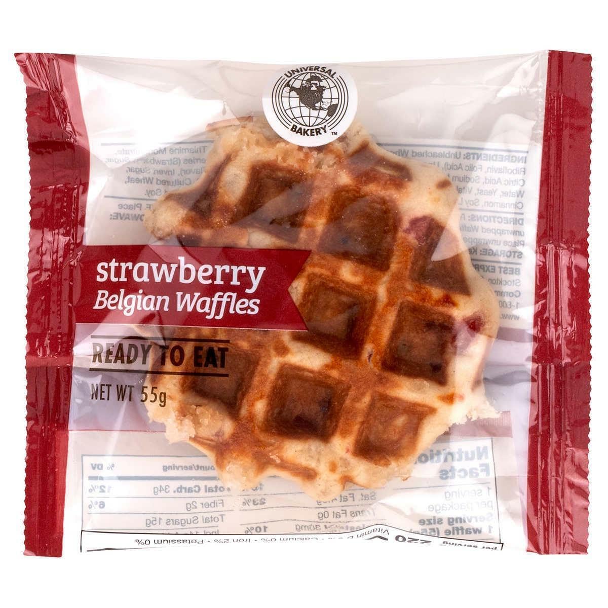 Universal Bakery Strawberry Belgian Waffles