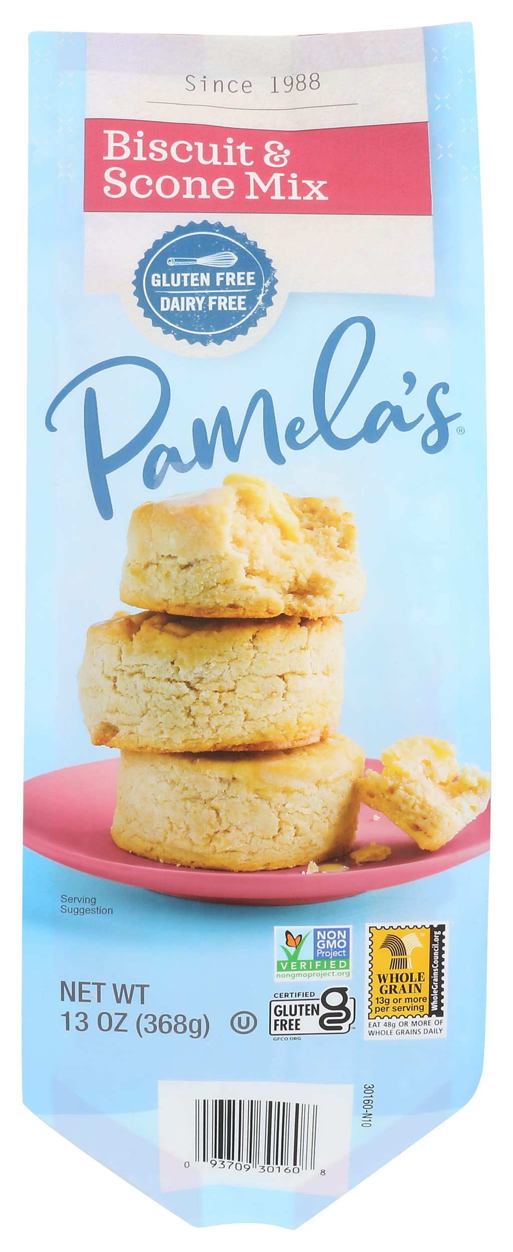 Pamelas Gluten Free Biscuit & Scone Mix, 13 Ounce