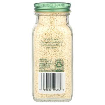 Simply Organic Organic Whole Sesame Seeds, 2.8 Ounce