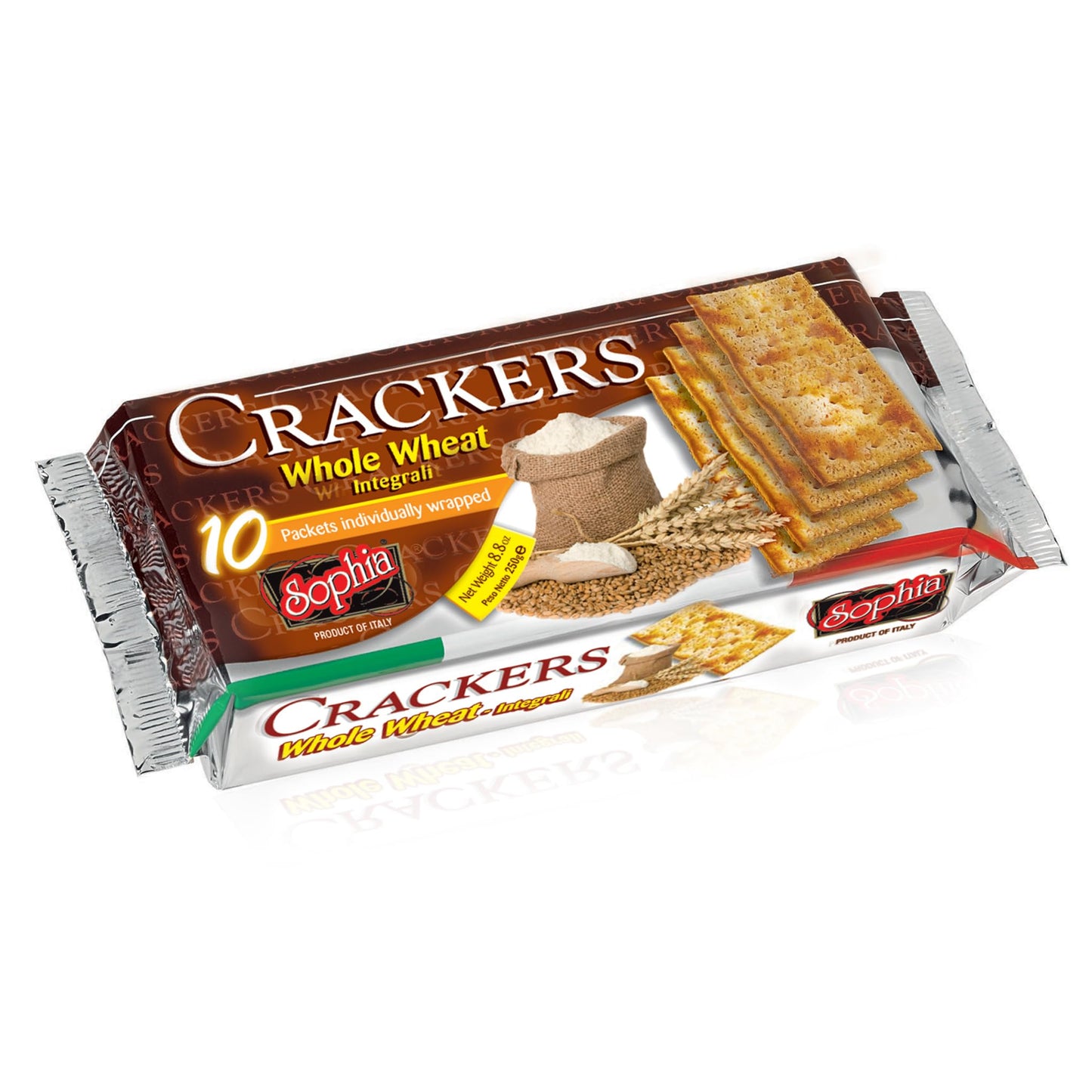 Sophia Cracker Italian Whole Wheat 8.8oz (6-pack)