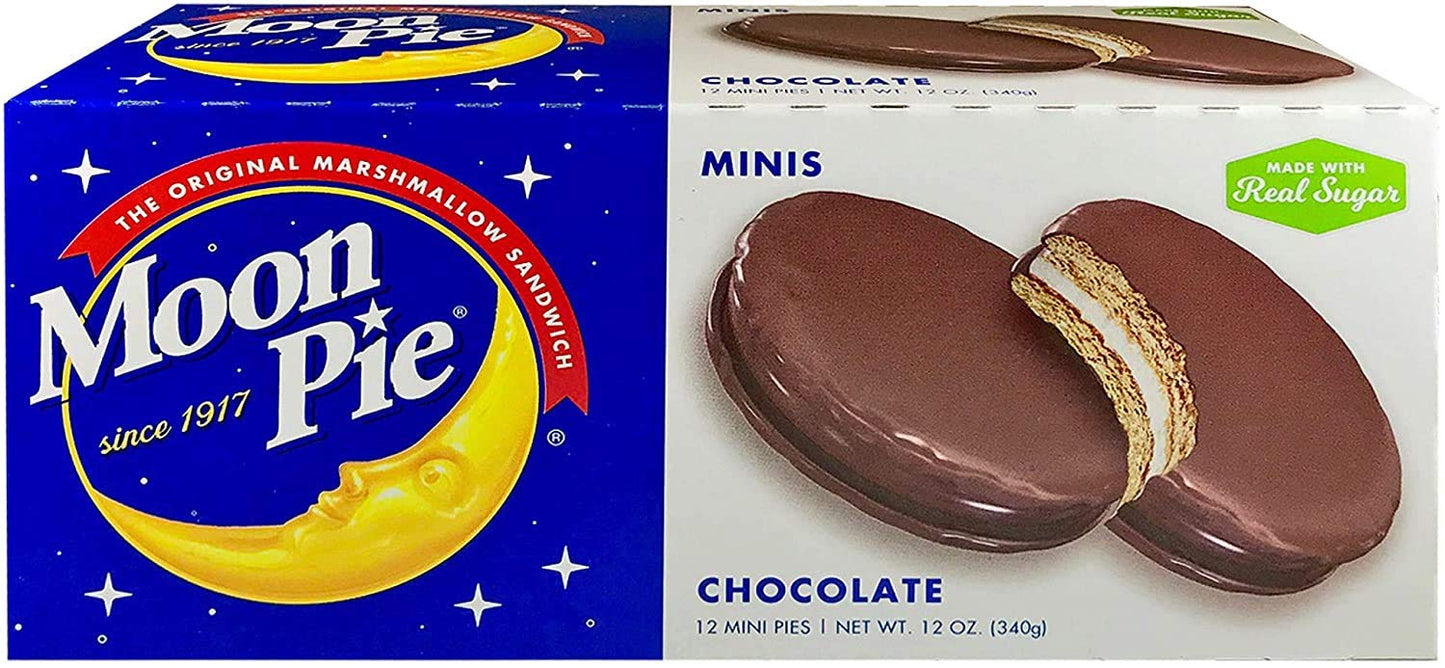 Moonpie Mini Chocolate Marshmallow Sandwich 12 Count (Pack Of 8)