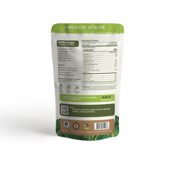 Amasar | Breadfruit Pancake And Waffle Mix |Gluten-Free Non-Gmo High-Fiber No Sugar Added | Best For Pancakes Crispy Waffles | Healthy No Preservatives Breakfast Meal | Plant Based (8.50 Ounce (Pack Of 1))