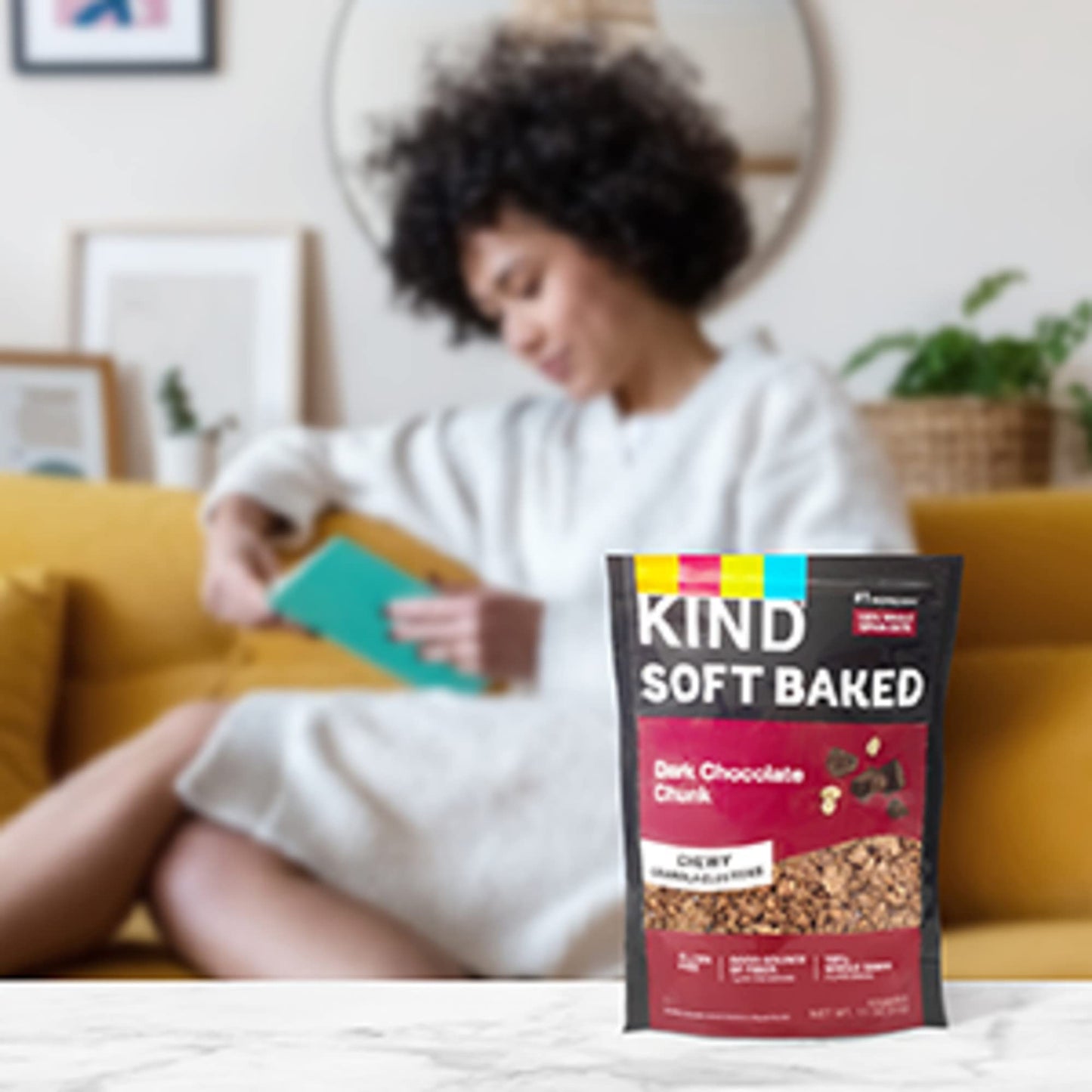 KIND Soft Baked Granola, Dark Chocolate Chunk, 11 oz (Pack of 5) - Delicious Snack