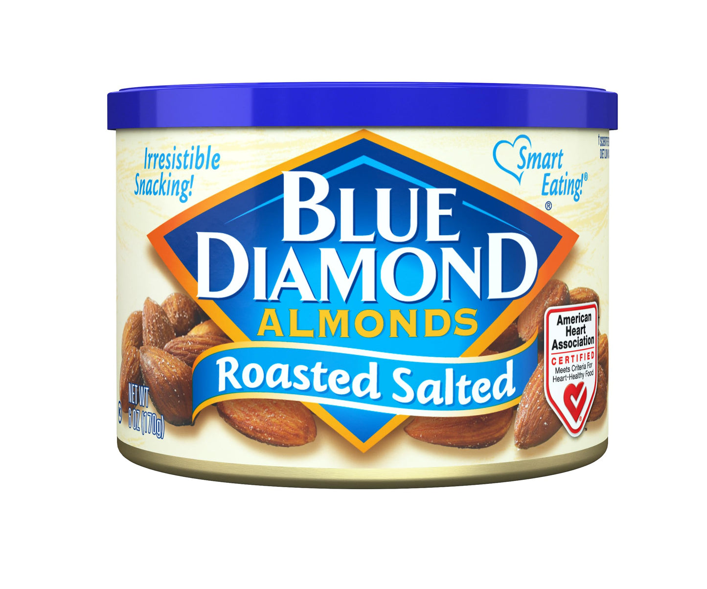 Blue Diamond Almonds, Roasted Salted, 6 Ounce