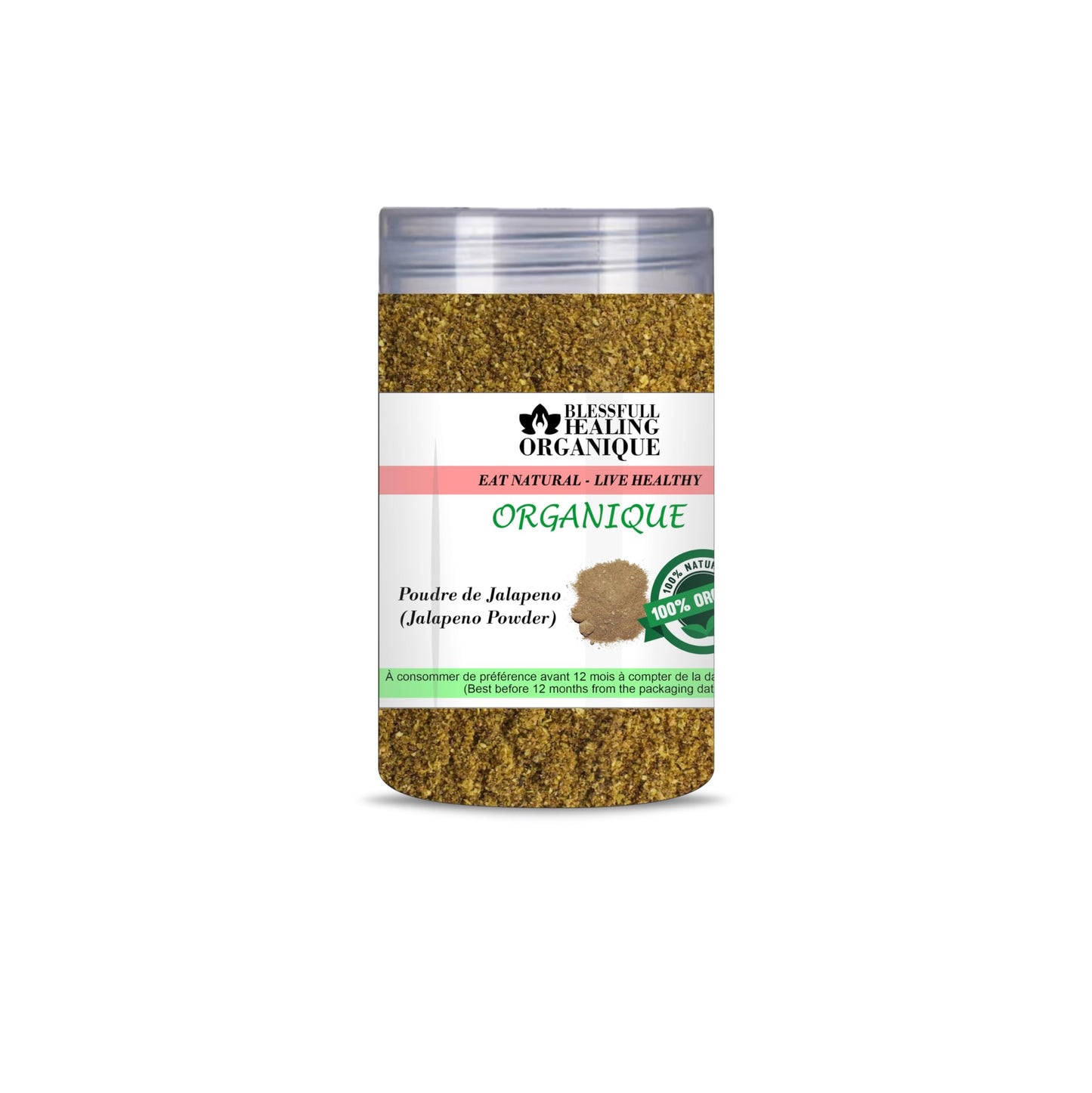 Blessfull Healing Organic Jalapeno Powder 100 Gram