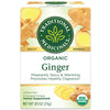 Traditional Medicinals Organic Ginger Herbal Tea, Promotes Healthy Digestion, (Pack Of 2) - 32 Tea Bags Total