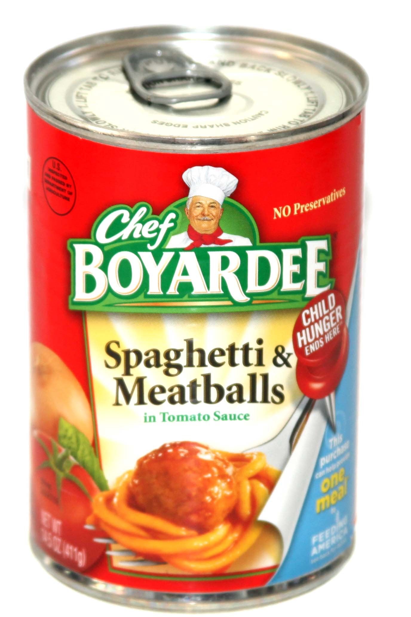 Chef Boyardee, Spaghetti & Meatballs, 14.5oz Can (Pack of 6)