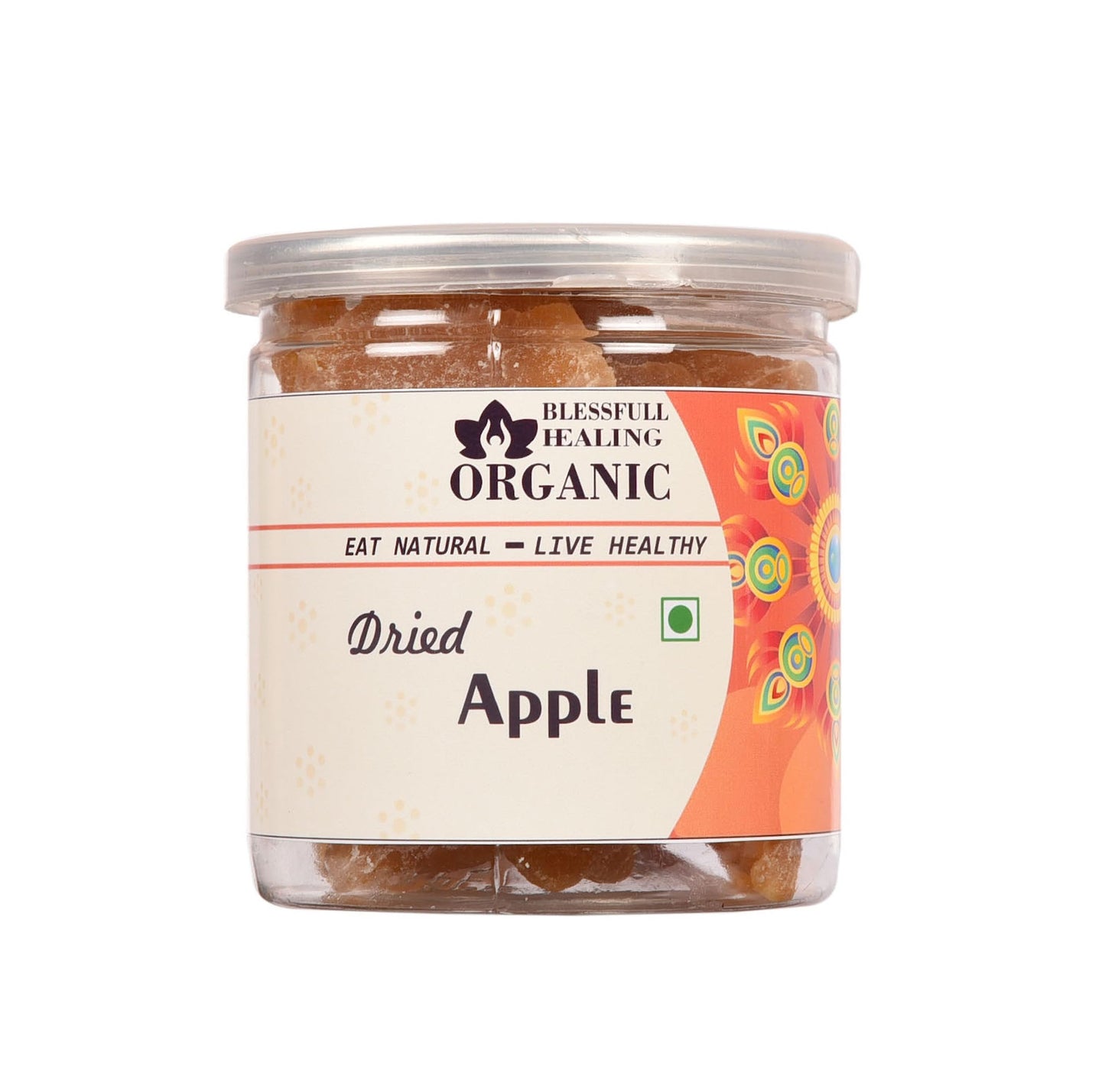 Blessfull Healing Organic Dried Apple 300 Gram Airtight Container