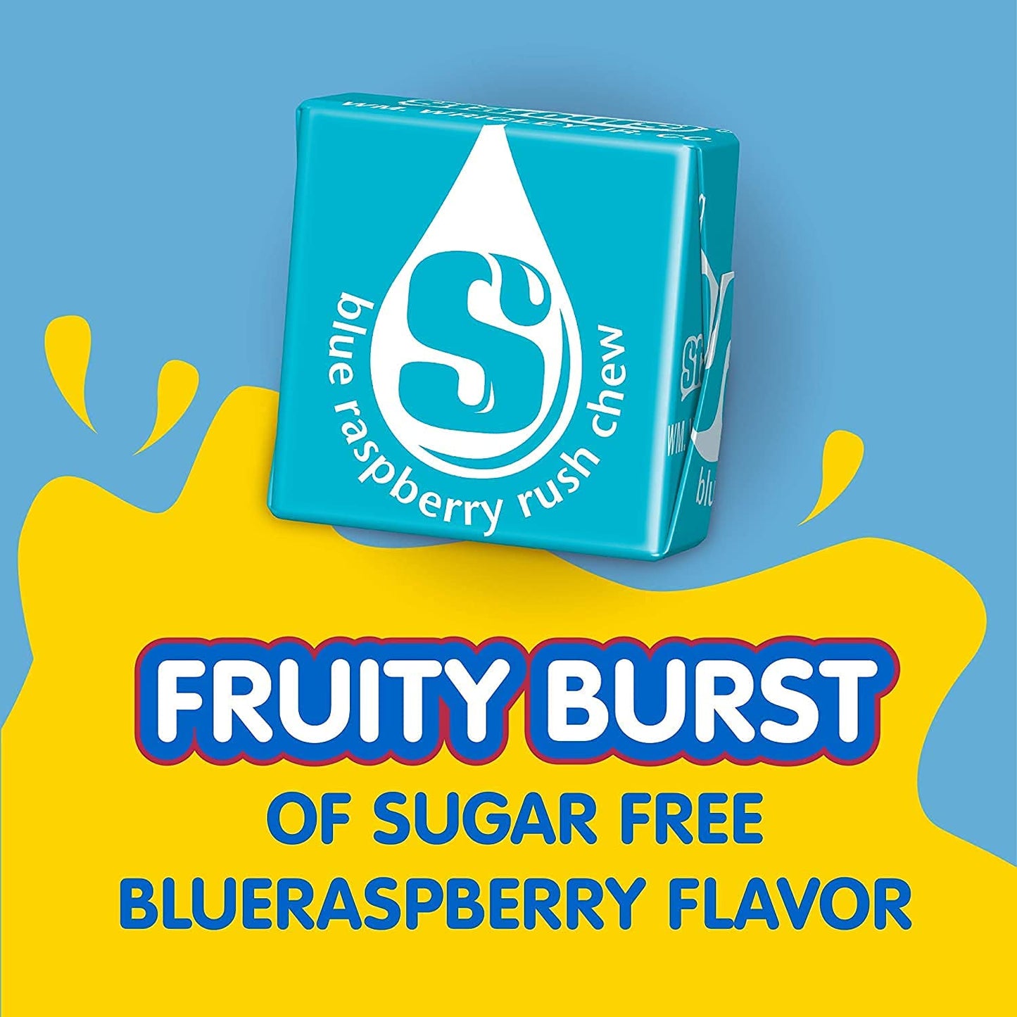 Starburst Singles To Go Zero Sugar Drink Mix, Blue Raspberry, 6 Ct Per Box (Pack Of 1)